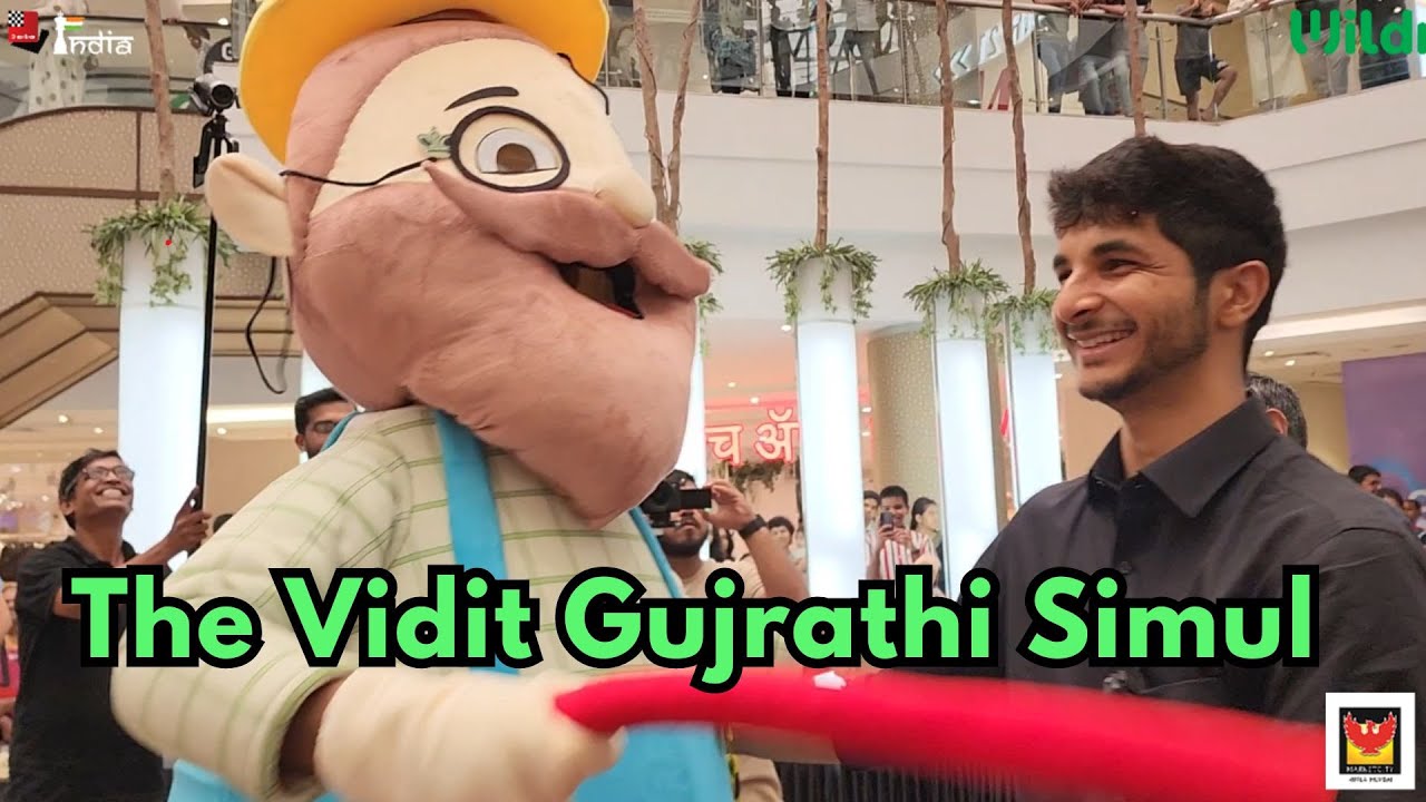 Vidit Gujrathi is a kind genius! | Vidit vs 16 Mumbai talents