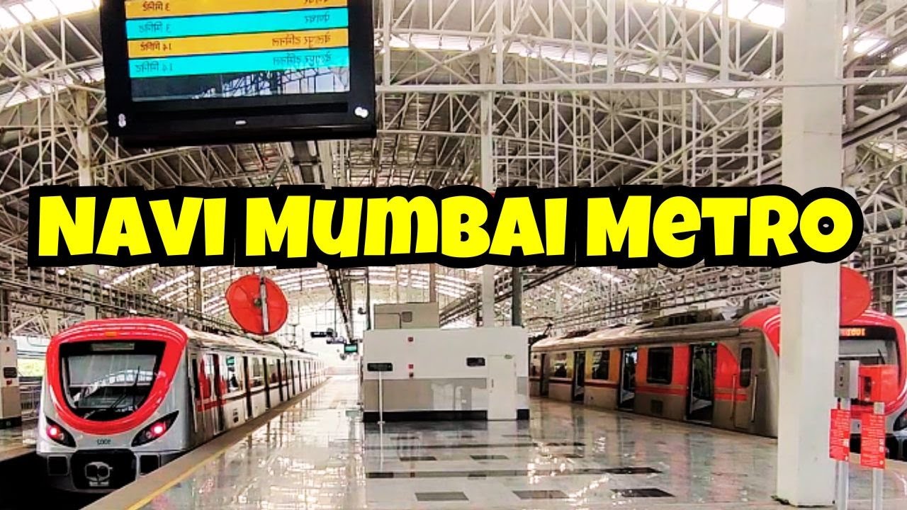 Navi Mumbai Metro | Belapur to Pendhar full Metro Train Ride | New Navi Mumbai Metro Train