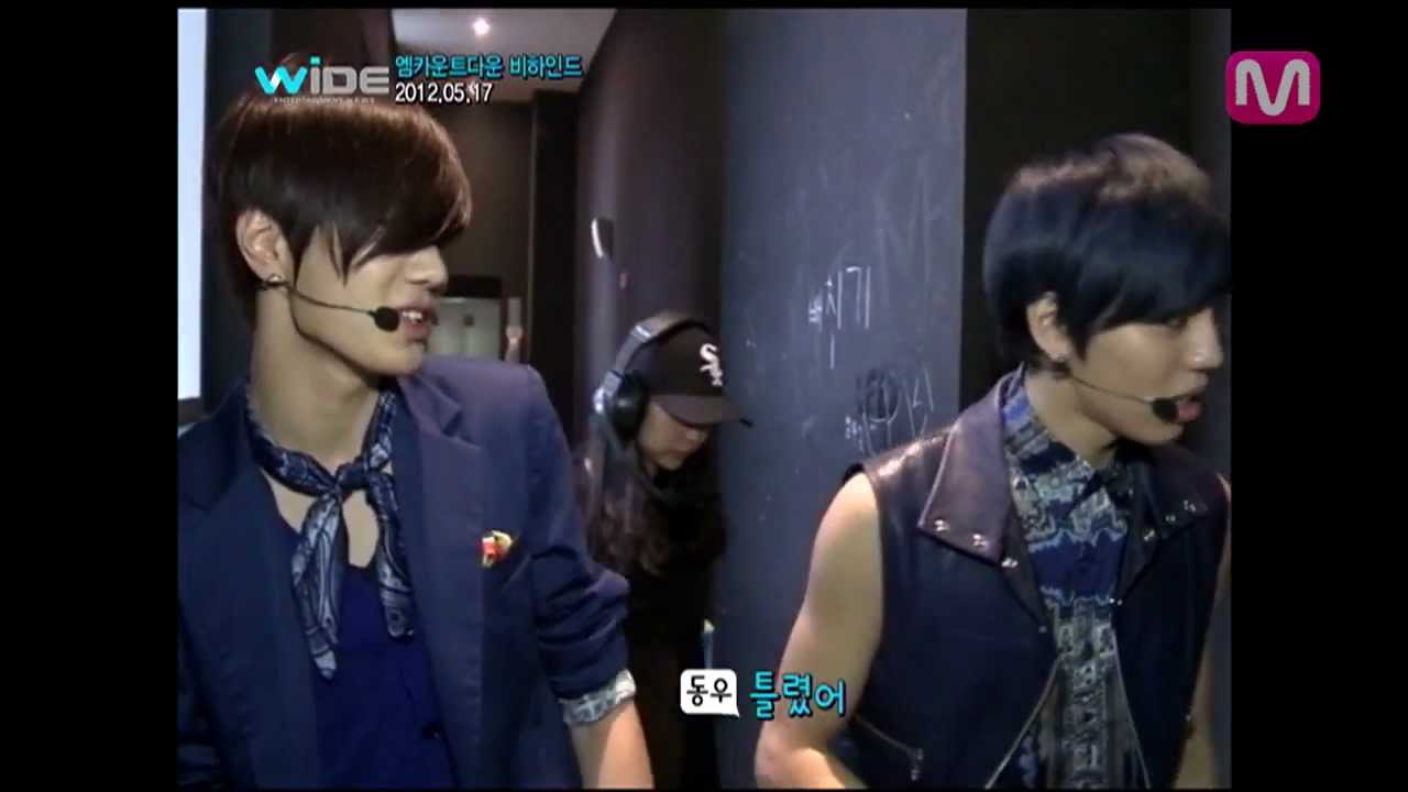 인피니트,에이핑크,태티서,박진영 Infinite,Apink,TTS,JYP@Mcountdown backstage 2012.05.24