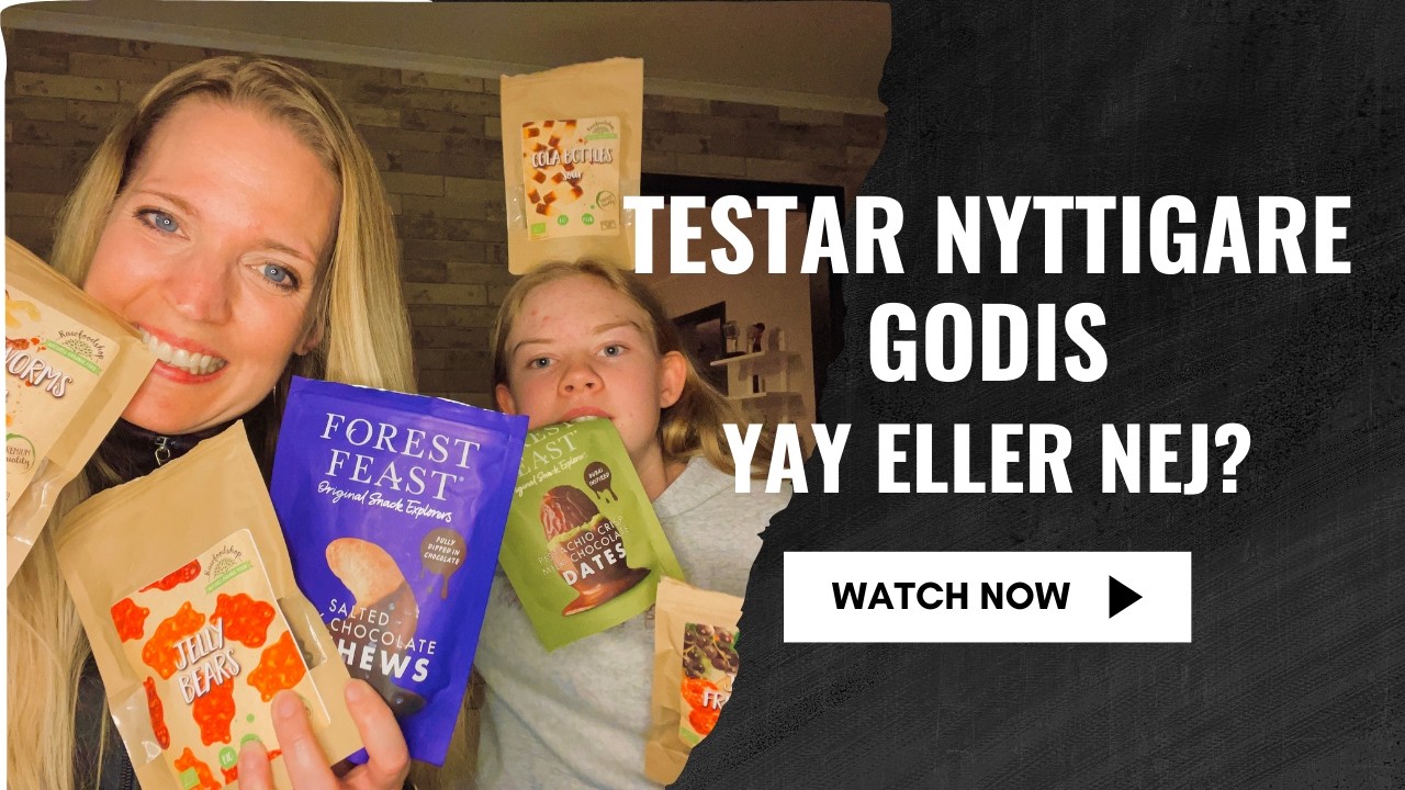 Nyttigt godis, är det gott egentligen? Vi testar!