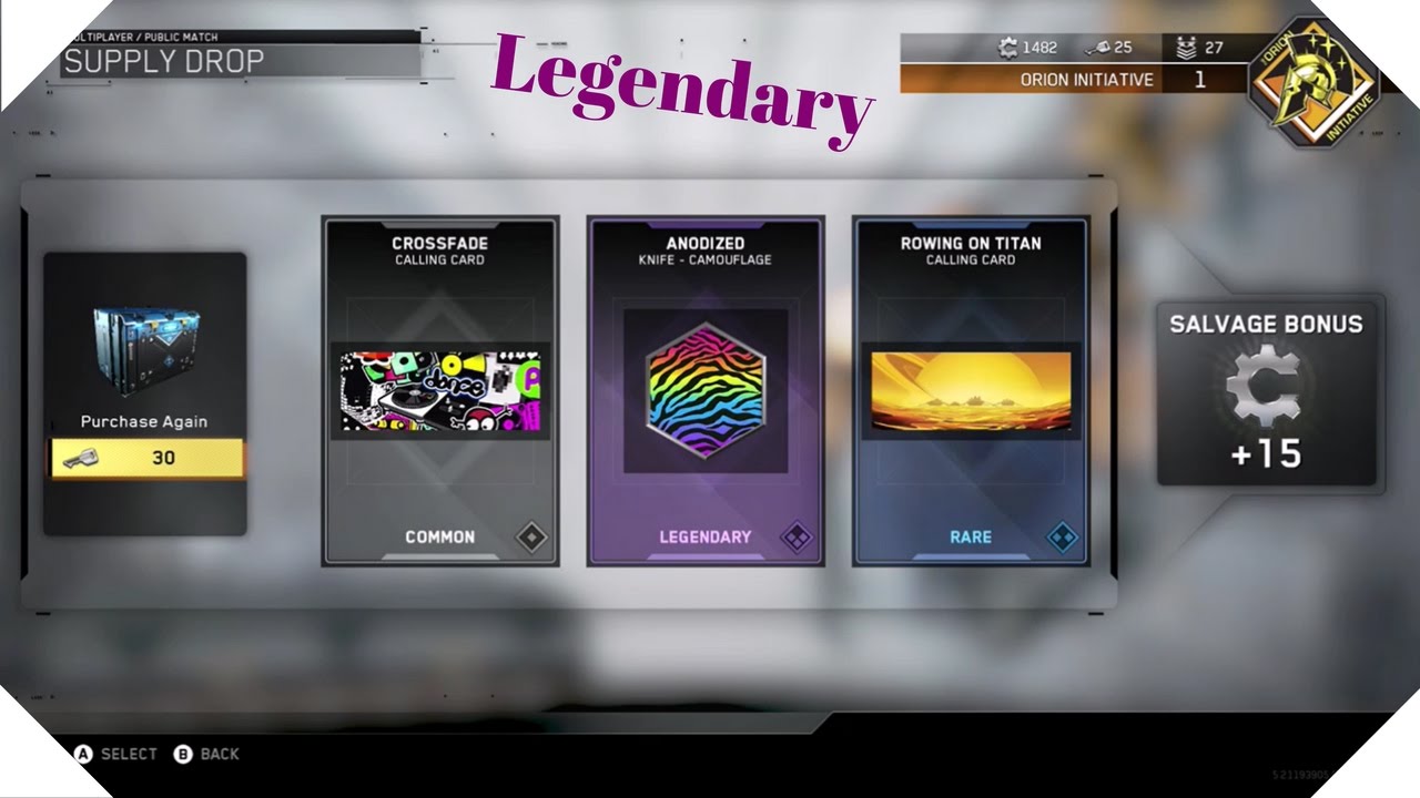 6 Rare Supply Drops in IW