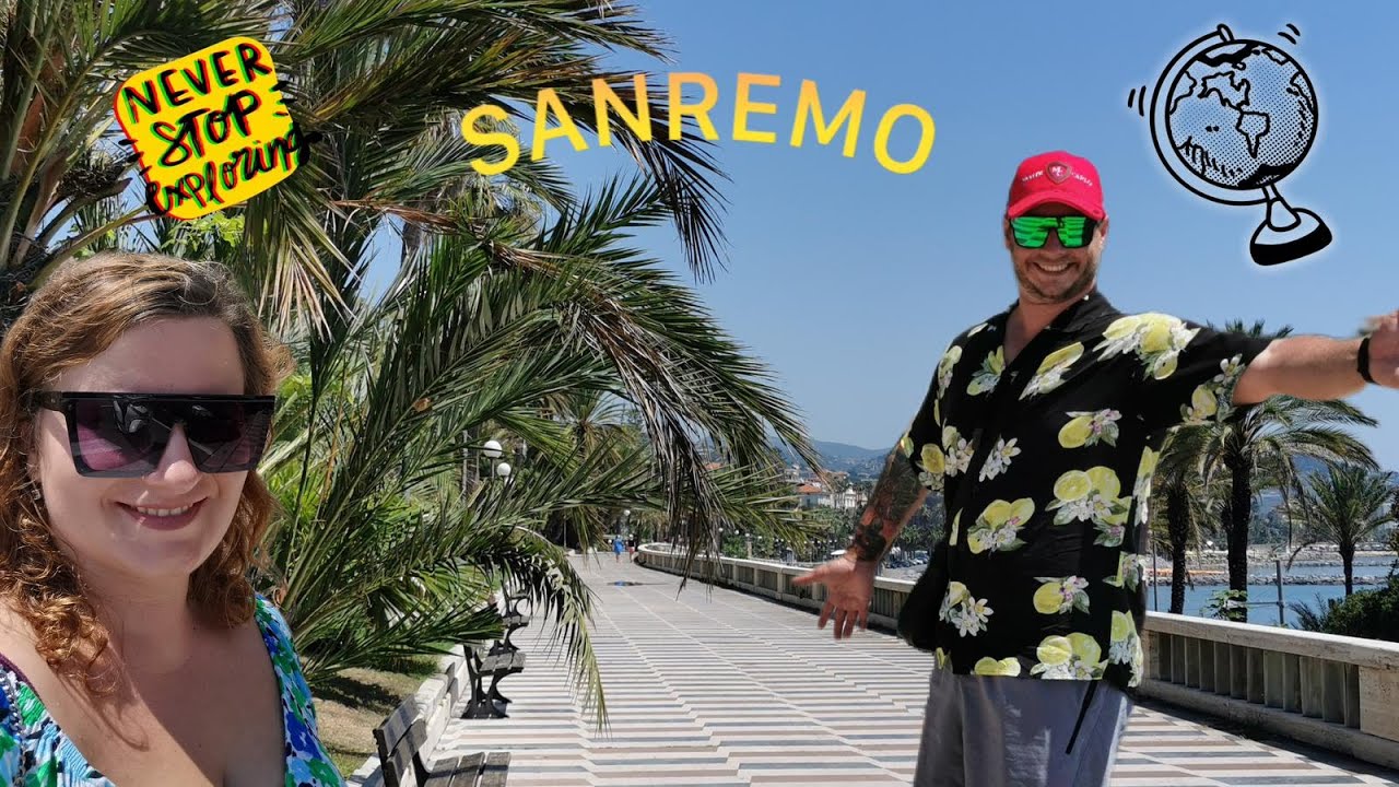 San Remo: Piękna promenada i cudowny włoski styl