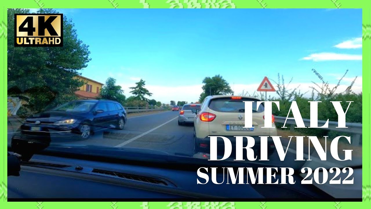 (4K) Driving in Italy 🇮🇹 Cesenatico Rimini  Riccione July 2022