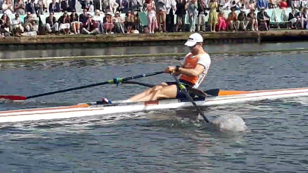 M Twellaar's record-breaking 7 mins 18 secs Diamonds win against F Hamill.  Henley 2025.