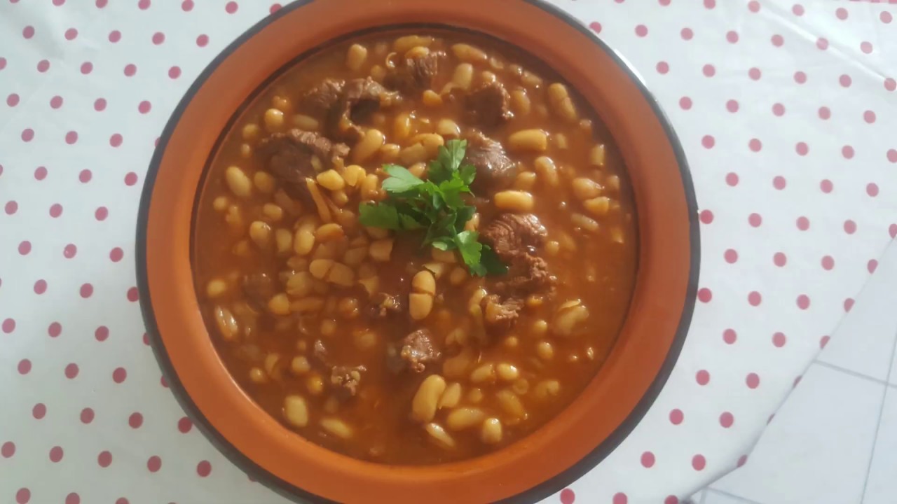 HARICOTS BLANCS AU BOEUF🍲/BEEF WHITE BEANS🍽️/اللوبيا باللحم 🍜