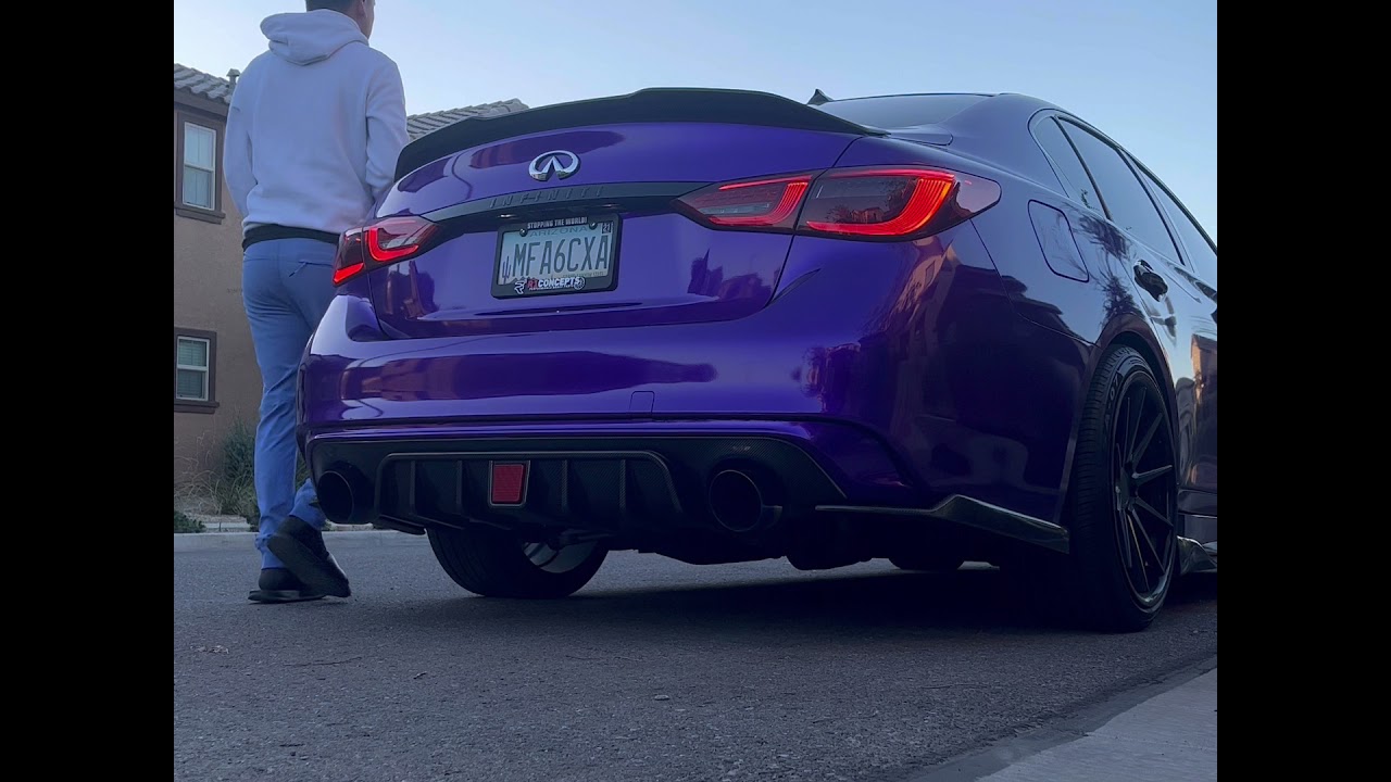 Muffler & Resonator Delete on the Q50💥.