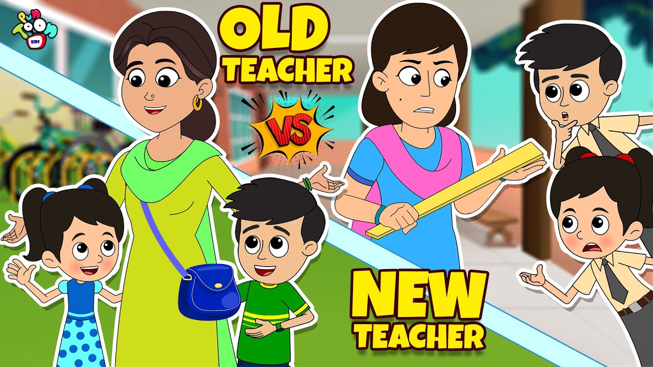 Old Vs New Teacher | Telugu Kathalu | Moral Stories | Kids Animation Story | Puntoon Kids