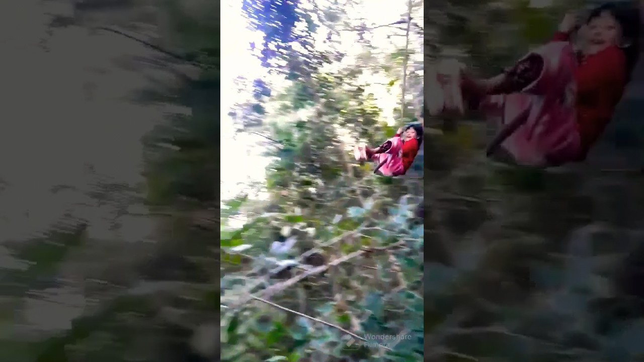 Tarzan kids #viral #khasi #viral #meghalaya #happyfeeling #jungle #swing #african #2023 #shorts