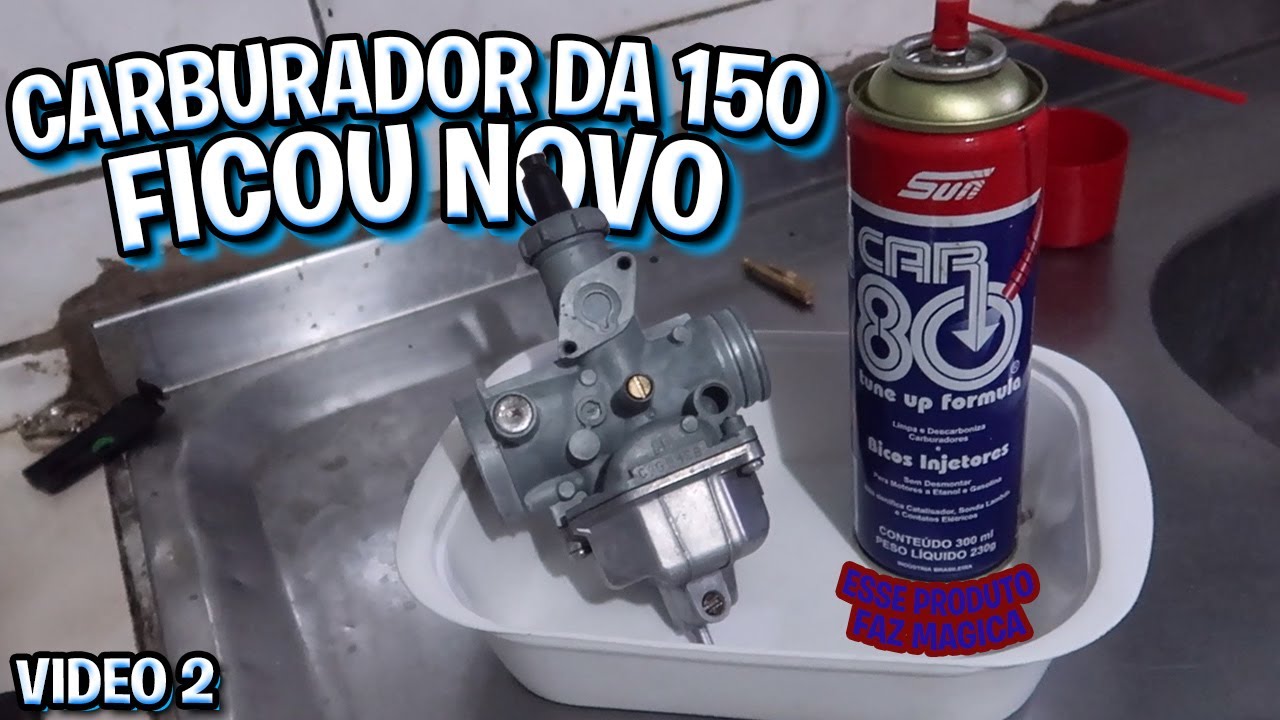 DESMONTAGEM, LIMPEZA E MONTAGEM COMPLETA DO CARBURADOR DA TITAN 150 [ Maycon Aragão ]