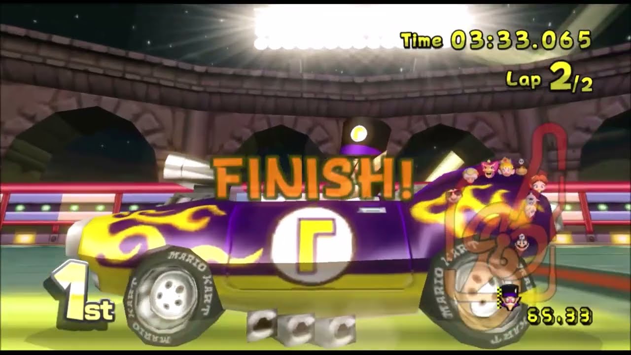 Mario kart Wii deluxe Gamecube Crown cup