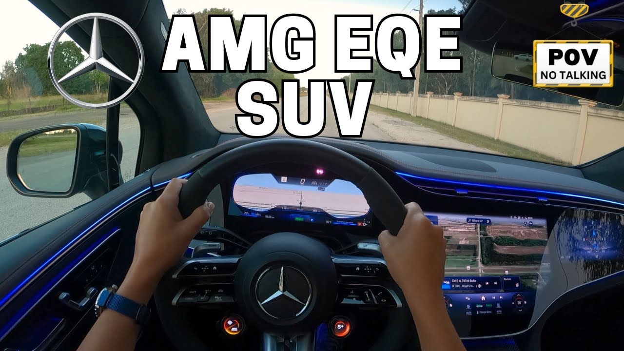 2024 Mercedes-AMG EQE Test Drive POV - Luxury and Performance SUV EV