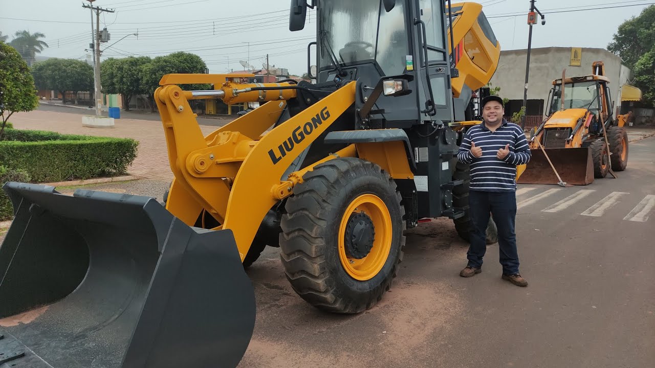 Pá Carregadeira LiuGong 835 H Apresentação Nova Ferramenta De Trabalho