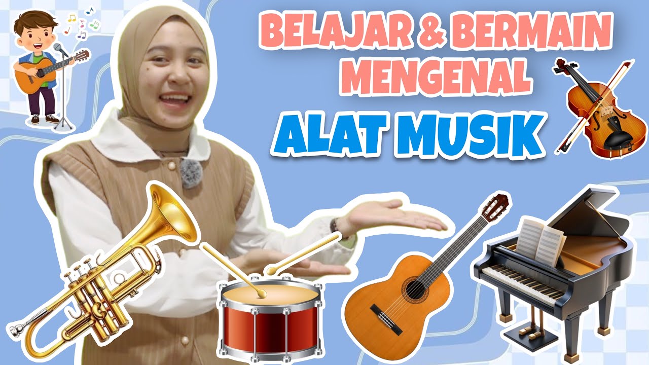 Mengenal Berbagai Jenis Alat Musik 🥁 | Belajar Gerakan, Suara | Edukasi Untuk Anak ( damdam kids )