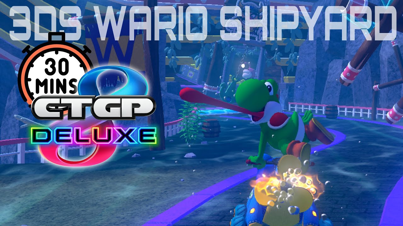 30 MINUTES DE NOUVELLES STRATS #05 - CTGP DELUXE (MK8D Mod) | 3DS Wario Shypyard
