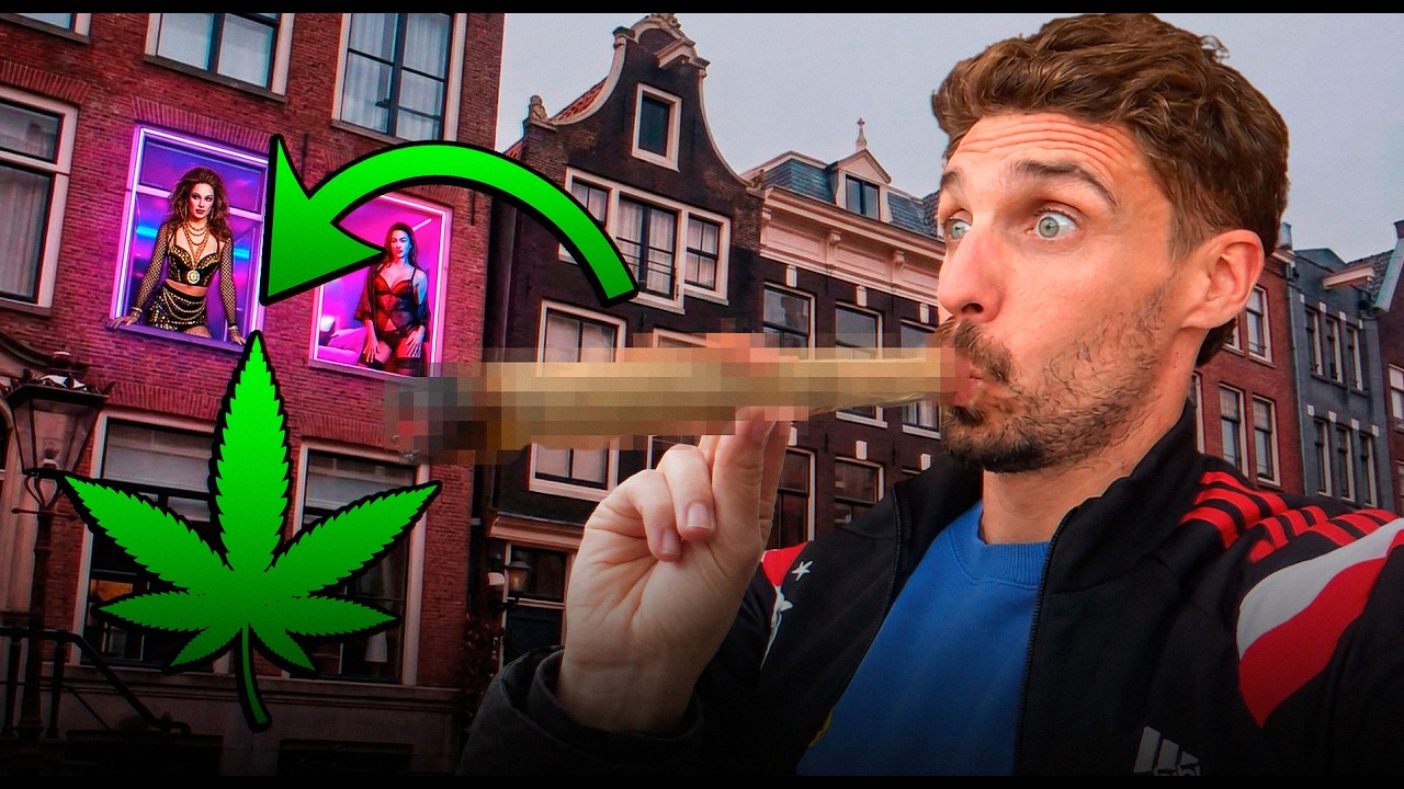 ASSIM &eacute; o INSANO TURISMO CAN&Aacute;BICO Em Amsterdam!