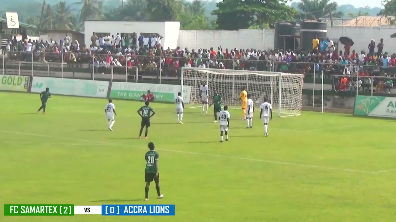 HIGHTLIGHT OF FC SAMARTEX [ 2 ]  VS [ 0 ] ACCRA LIONS OF GHANA PREMIER LEAGUE , 2024/2025 SEASON.