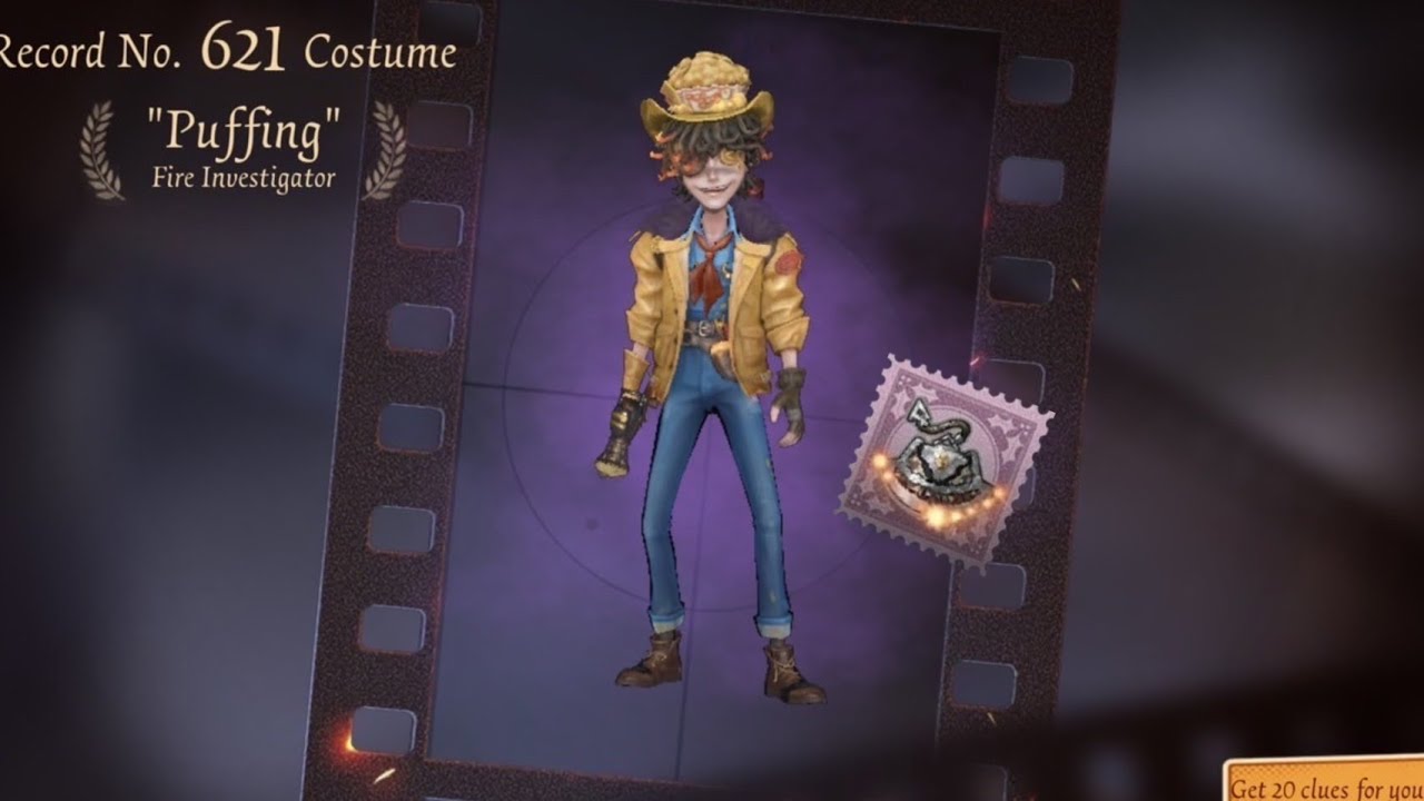 Identity V | From Fox Sheriff To Popcorn! He’s Getting Cuter! Fire Investigator “Puffing”