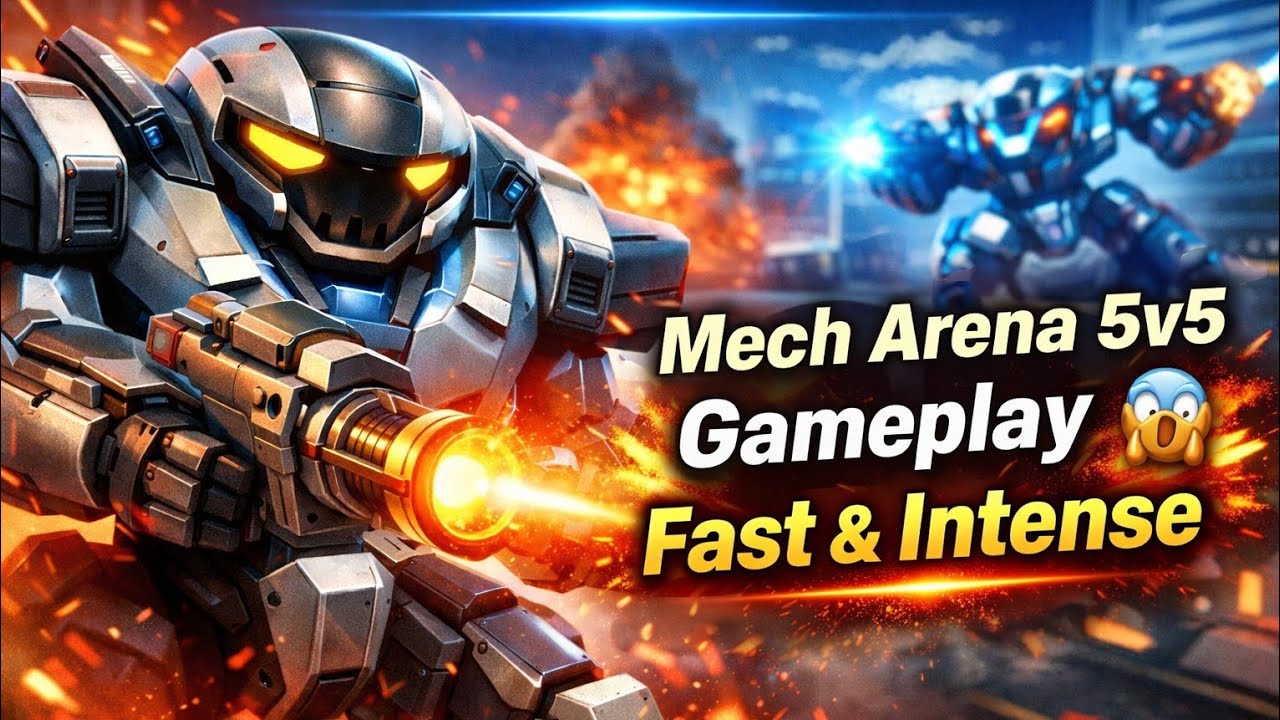 Mech Arena 5v5 Gameplay 😱 Fast & Intense 🔥 | Hindi