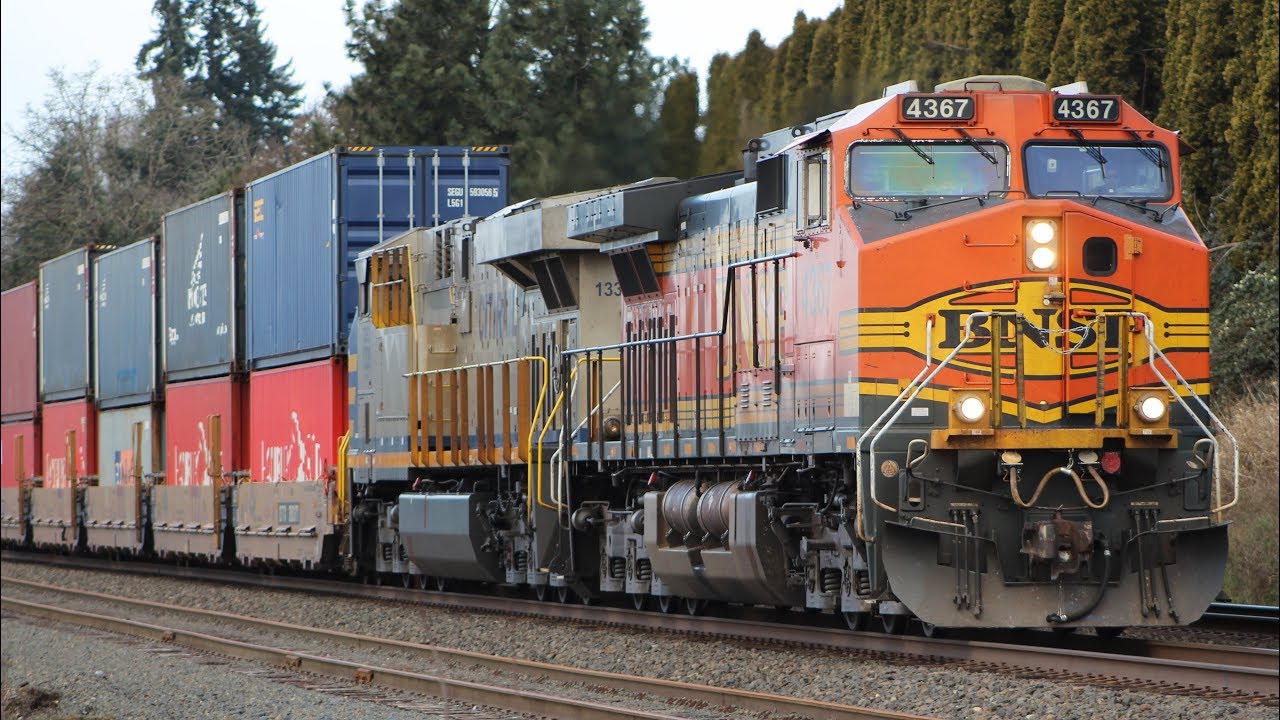 BNSF's Seattle Sub Mainline Action - Ridgefield, WA
