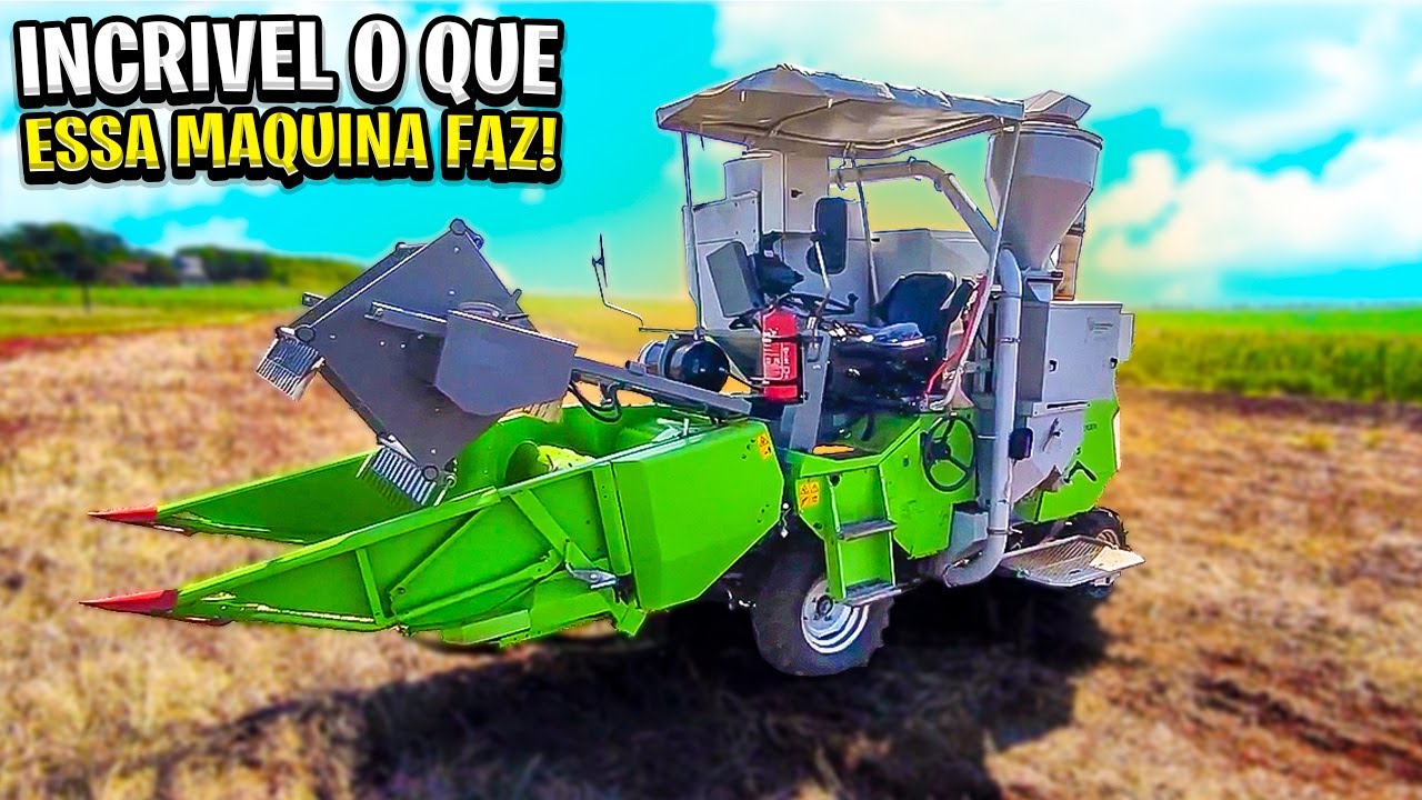 COLHEITADEIRA DE PARCELAS! VOCÊ JÁ VIU UMA DESSAS?