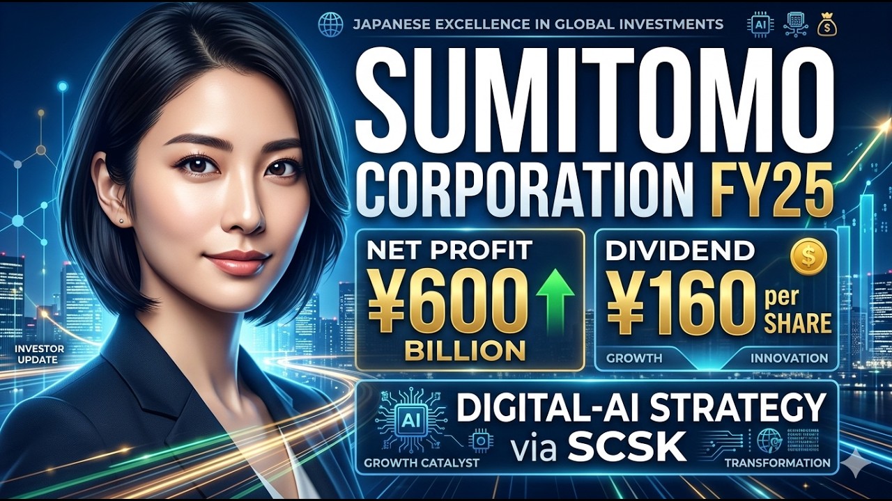 Sumitomo Corp FY25: &yen;600B Profit, &yen;160 Dividend & Digital-AI Strategy via SCSK