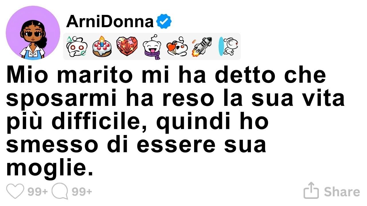 [STORIA COMPLETA] Mio marito disse che gli complico la vita. Ho smesso di essere sua moglie.