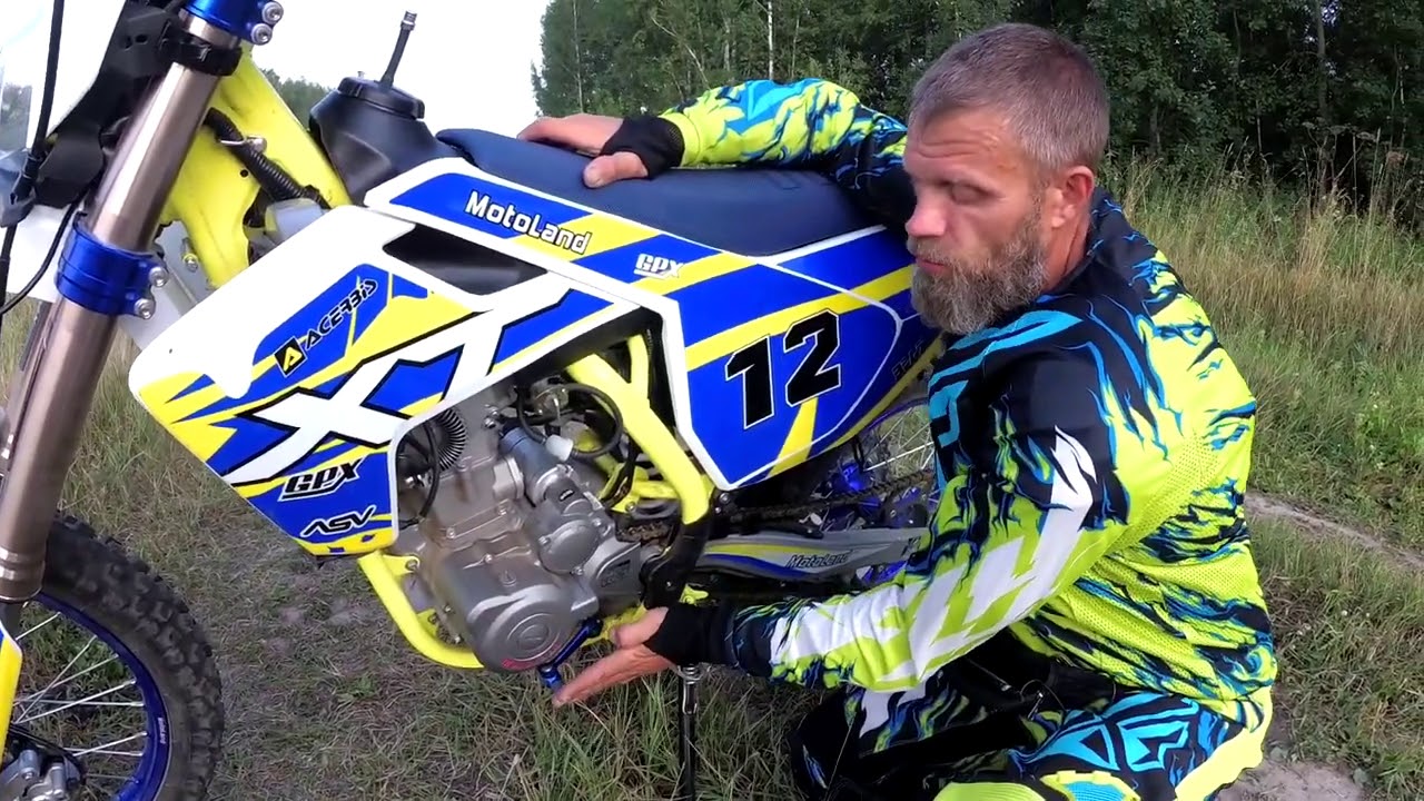 Дикие 24 л с  в деле!  Обзор и полный тест драйв! MotoLand Кросс XT250 ST W 1