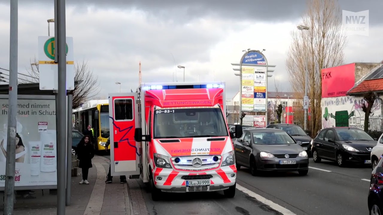 Fünf Leichtverletzte bei Busunfall auf Nordstraße