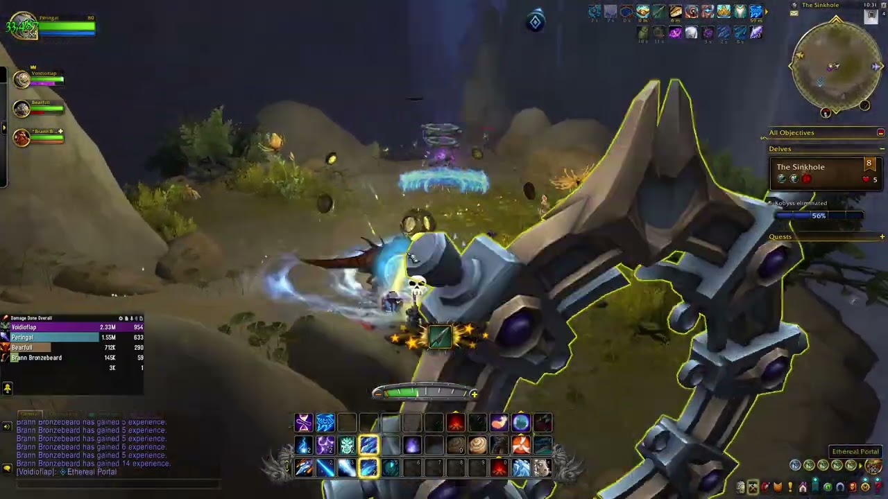 World of Warcraft delve run