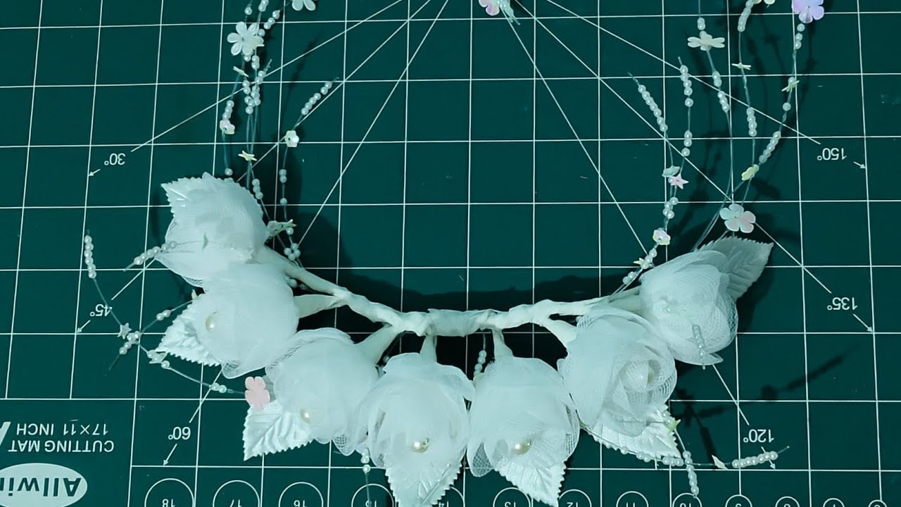 #bridal crown for wedding //mukut//sadi mukut...//organdy clothes...