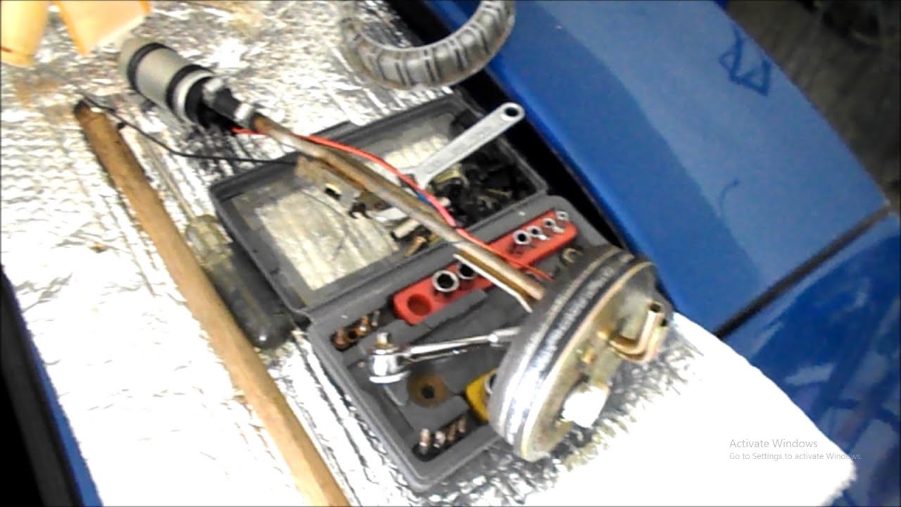 91 lotus elan. will it run? clean tank & install fuel pump step 6