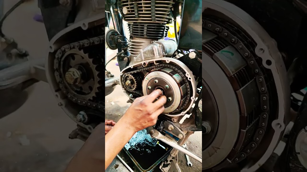 Clutch Overhaul Bullet Classic 350 Clutch Plate set 1600/-