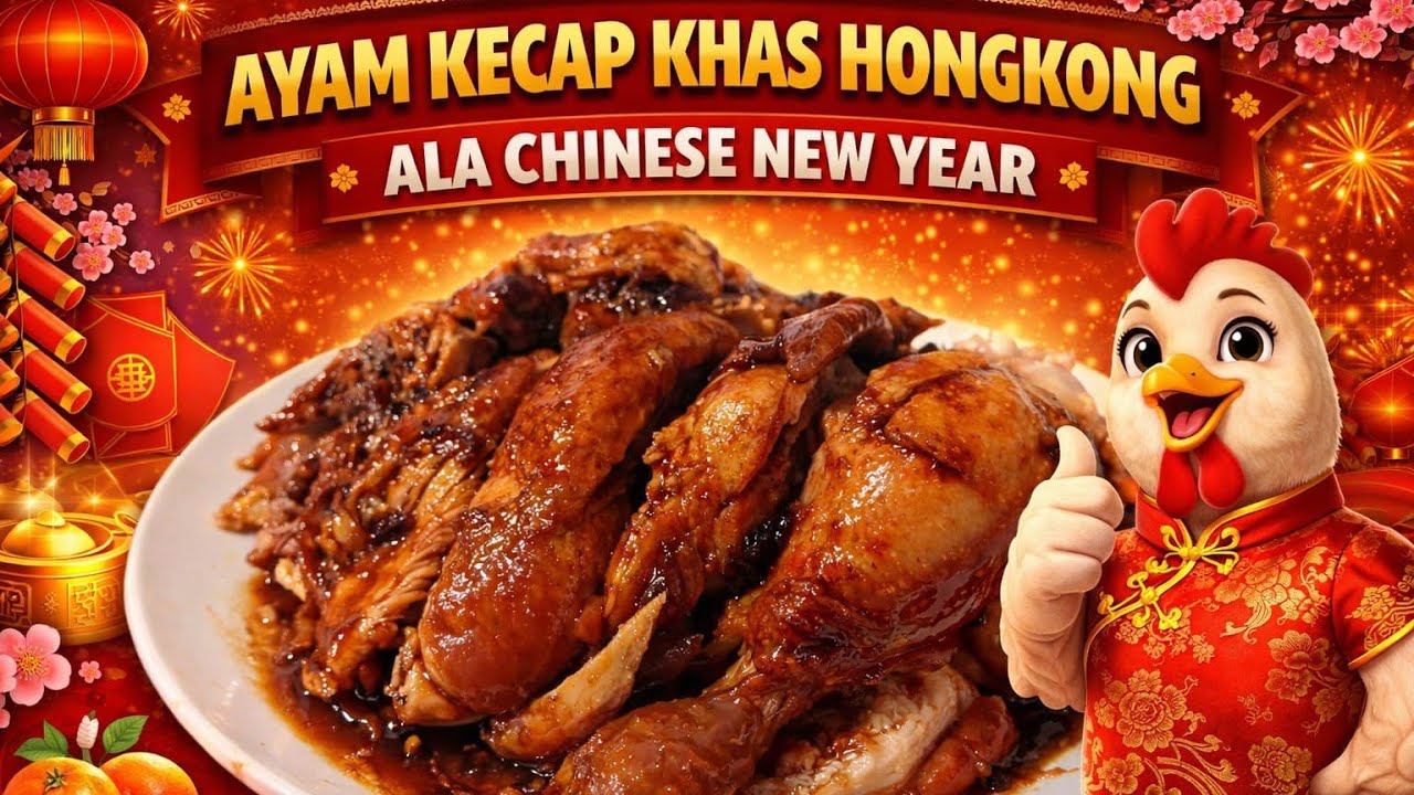 KULITNYA GLOSSY & JUICY! Resep Ayam Kecap Hongkong Spesial Imlek: Bumbunya Meresap Sampai Ke Tulang!