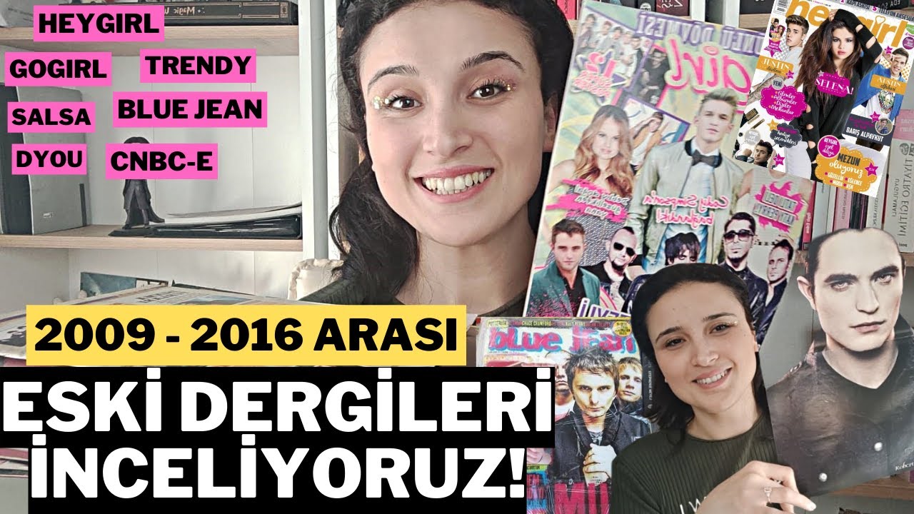 Eski GENÇ KIZ DERGİLERİNİ İnceliyoruz! 🌼 NOSTALJİ TURU 🌺