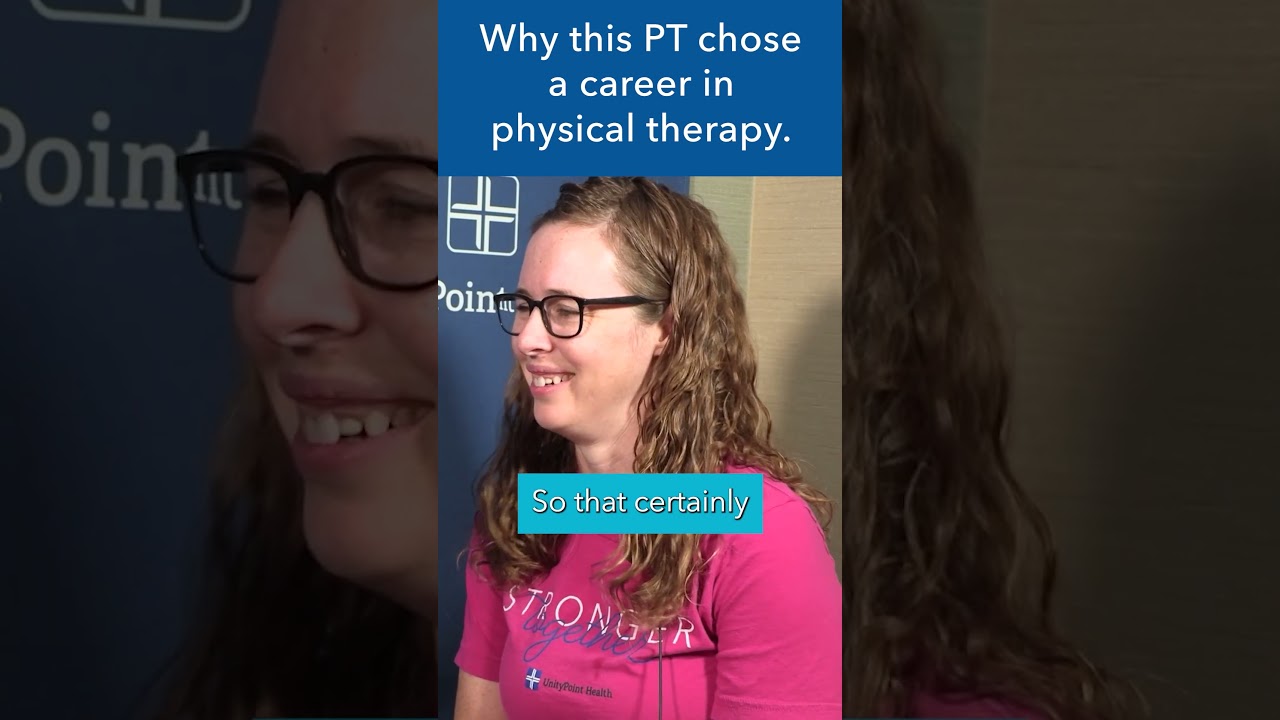 Why this PT chose a career in physical therapy #shorts