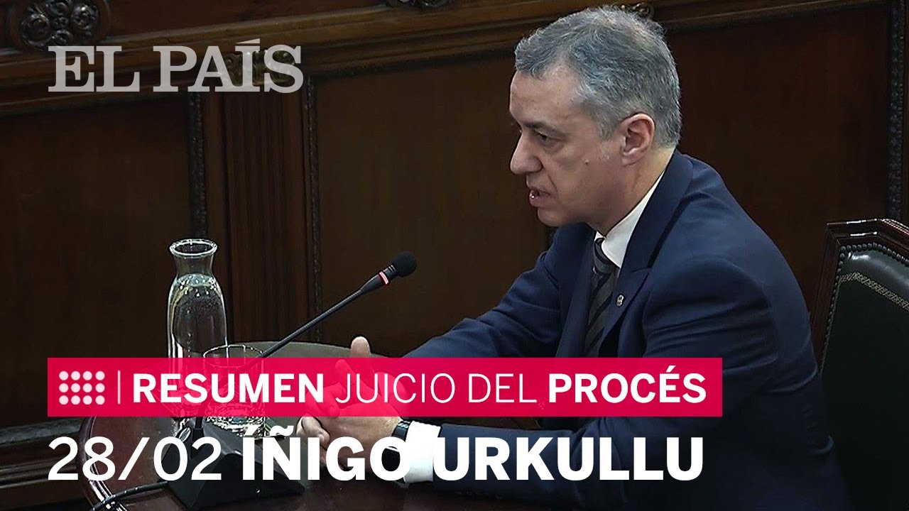 Urkullu, en el JUICIO del 'PROCÉS': Puigdemont rompió el acuerdo porque 