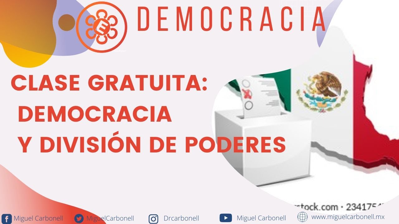 Clase gratuita: Democracia y división de poderes
