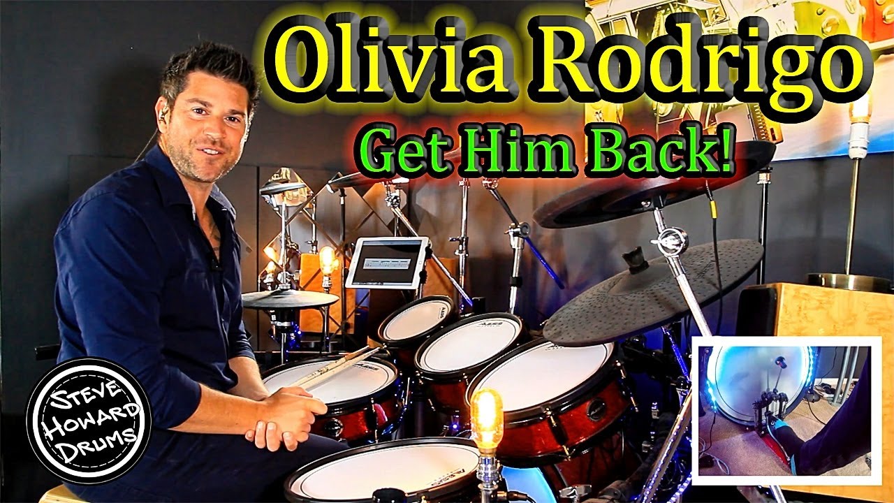Olivia Rodrigo Get Him Back Drum Tutorial Lesson
