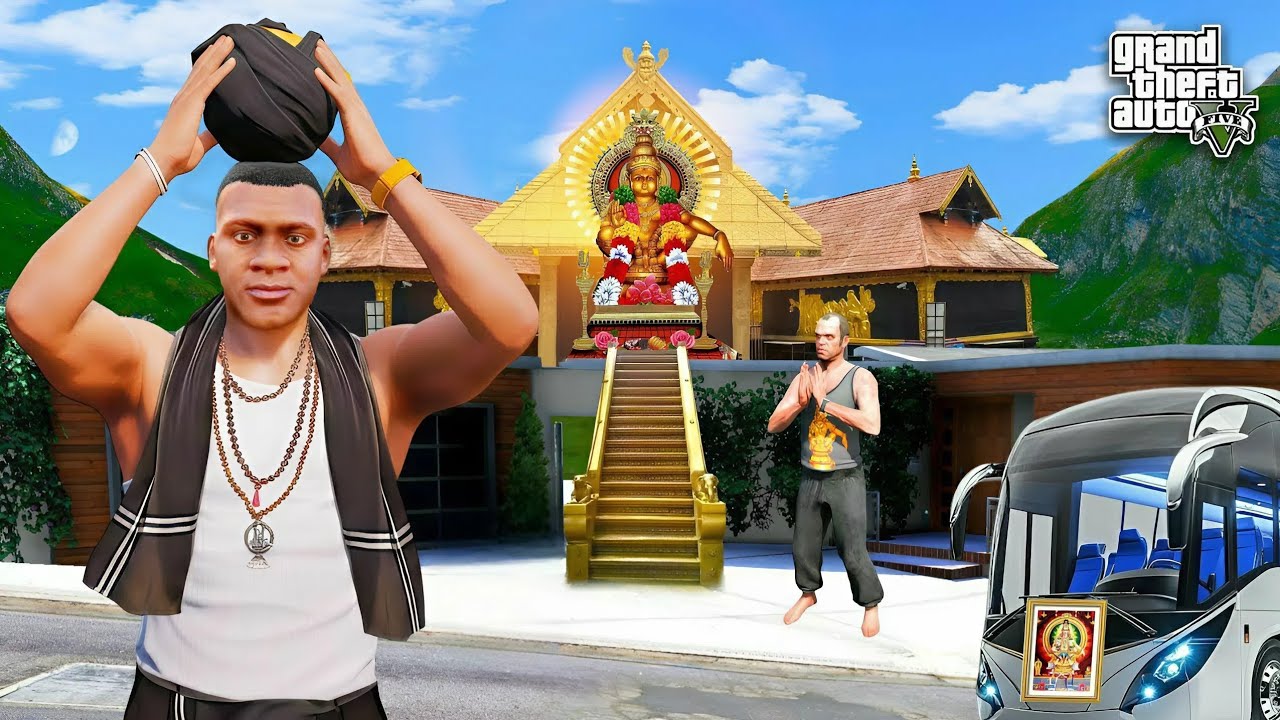 FRANKLIN GOING TO SABARIMALA AYYAPPAN TEMPLE IN GTA 5 😱 | GTA 5 Tamil | CMD Gaming