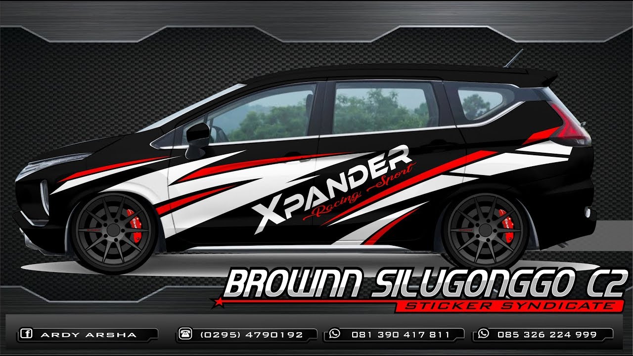 Kumpulan Modifikasi Cutting Sticker Mobil Mitsubishi Xpander keren