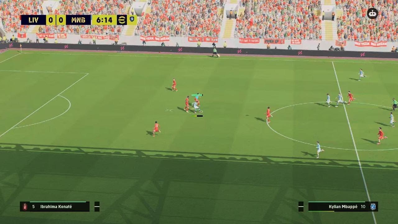 Typical Raphinha through pass typical Mbappe finish PES 26