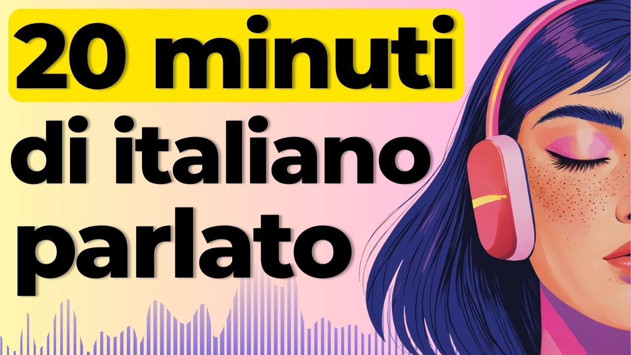 Learn to Speak Italian in 20 Minutes | Shadowing Italian Speaking Practice