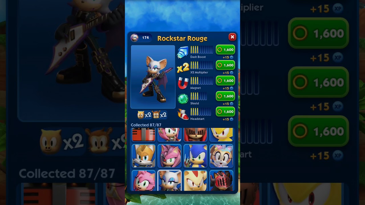 sonic prime dash all characters are unlocked (3rd update)
