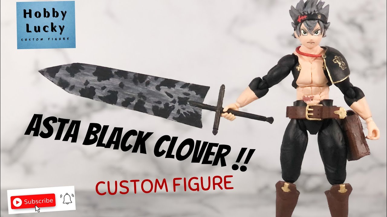 Action Figure Custom - Black Clover : Asta | Custom Figure Review