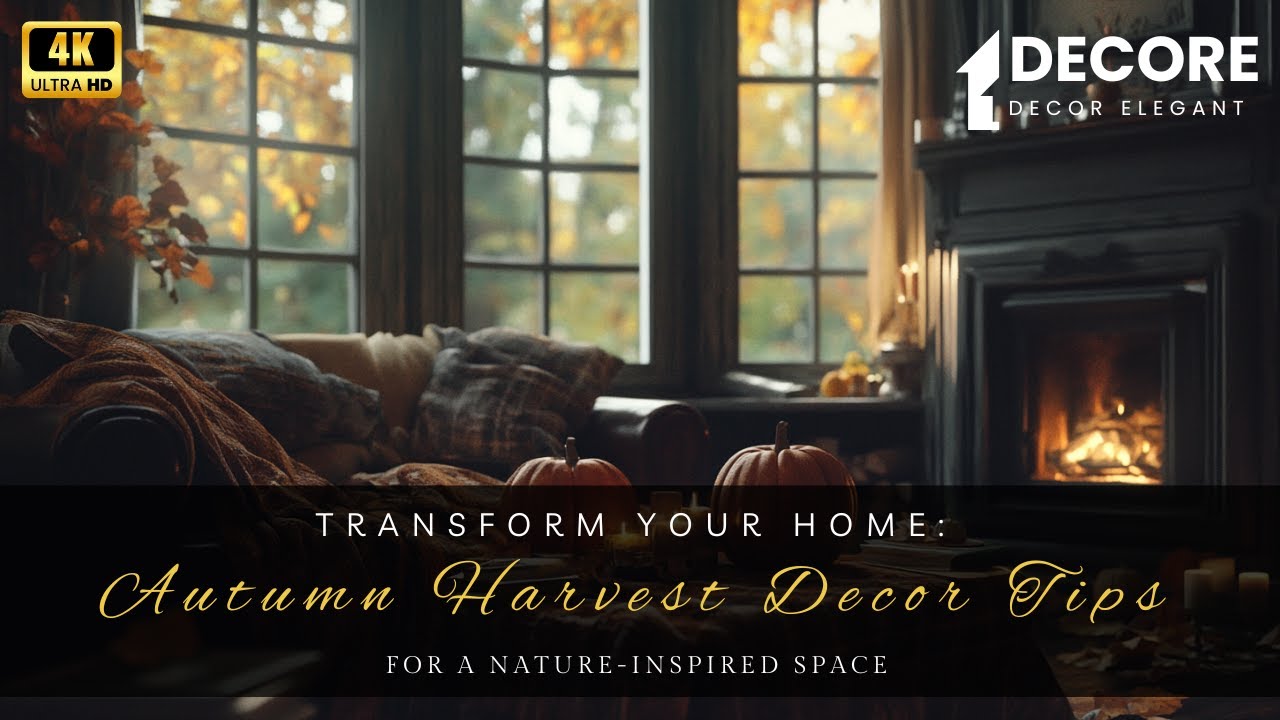Transform Your Home: Autumn Harvest Decor Tips for a Nature-Inspired Space