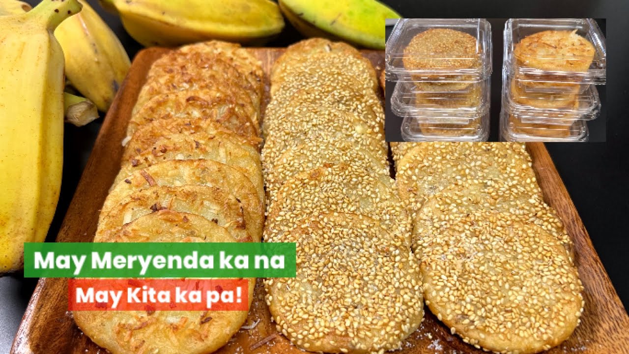 Saging na Saba at Glutinous rice flour lang may Pang Negosyo ka na!