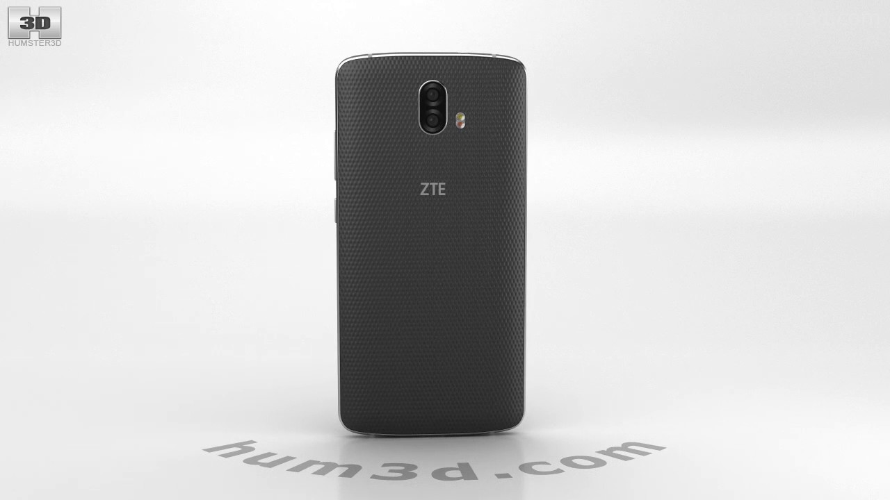 ZTE Blade V8 Pro Black 3D model by 3DModels.org