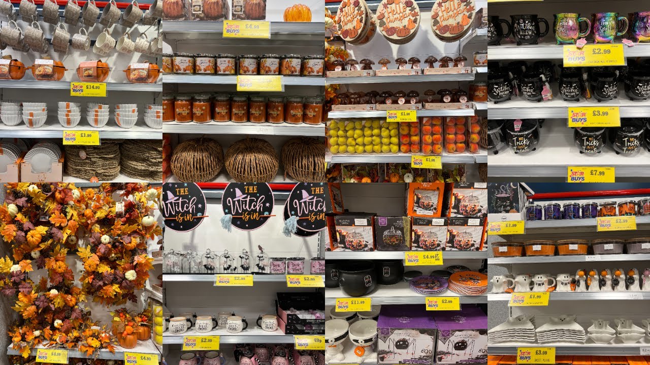 HOME BARGAINS AUTUMN HOME DECORS AND TABLEWARE WITH PRICE AUG 2024 | HOME BARGAINS | TRAVELANDSHOP