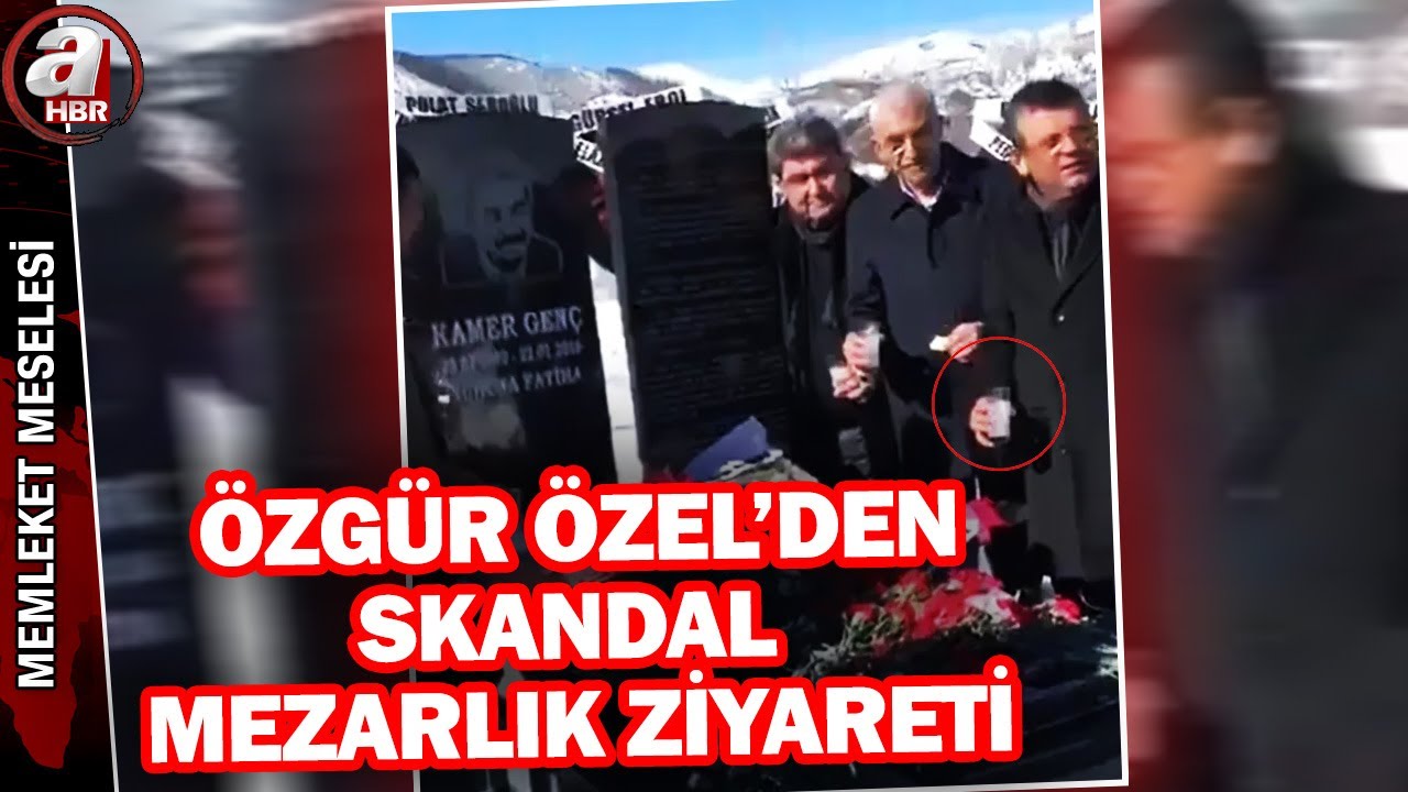 Özgür Özel'in alkollü mezarlık ziyareti! Kamer Genç'in avukatı: Böyle bir vasiyet yok!   | A Haber