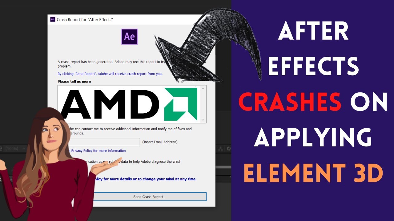After Effects Crashes on Applying Element 3D - Motion Tutor